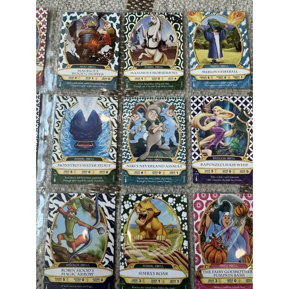 Disney Sorcerers Of The Magic Kingdom SOTMK Cards 1-45